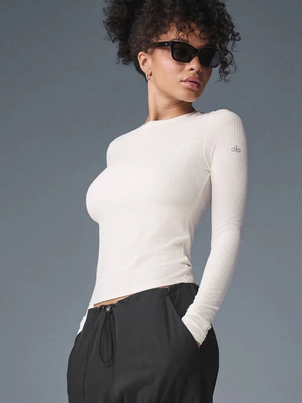 Alo Ribbed Sea Coast Long Sleeve